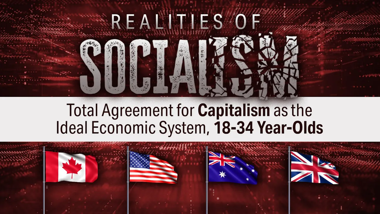 Total Agreement for Capitalism as the Ideal Economic System, 18-34 Year-Old